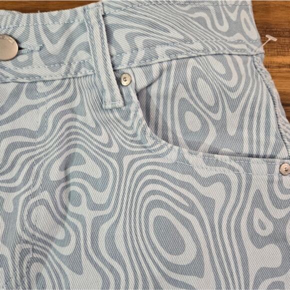 RSQ Women’s Shorts High Rise Y2K Pop Dopamine Print Statement Pattern Blue Sz 25 - Picture 6 of 12